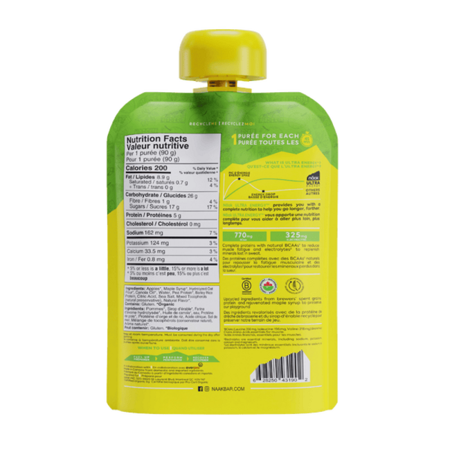 Näak Naak Purée d'énergie, Pomme et érable / unitaire