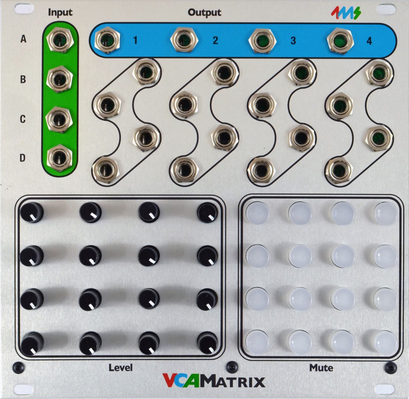 Vca Control 4ms VCA Matrix - Control Voltage
