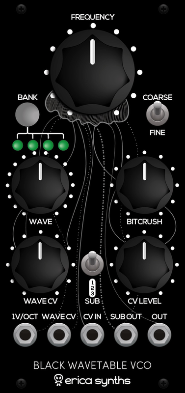 Erica Synths Black Wavetable VCO