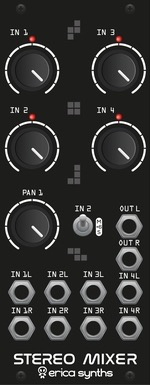 Erica Synths Stereo Mixer (Drum Series)