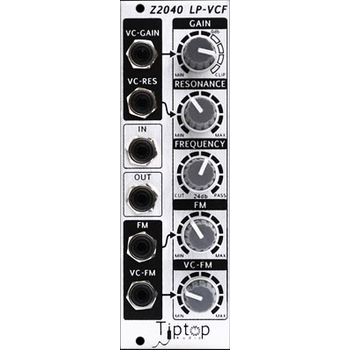 Tiptop Audio Z2040 LP-VCF, Silver Panel