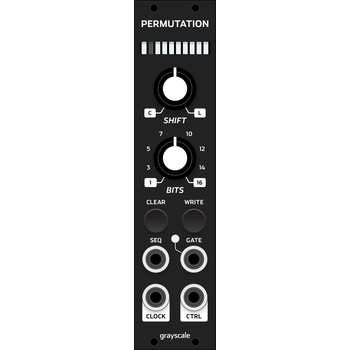 Grayscale Grayscale Permutation 6hp (Black)