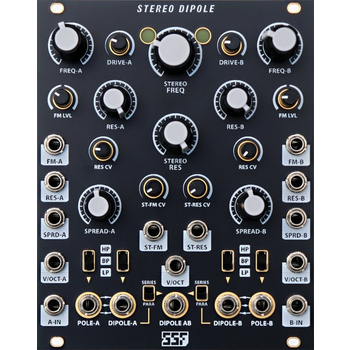 Steady State Fate Stereo Dipole, BLACK - Control Voltage