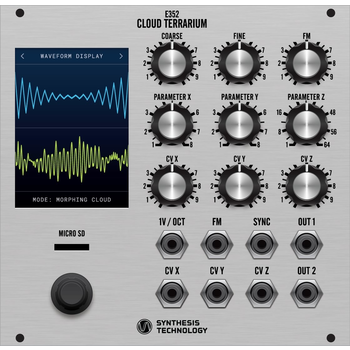 Synthesis Technology Synthesis Technology E352 Cloud Terrarium, Silver (Serial# 303), DEMO UNIT