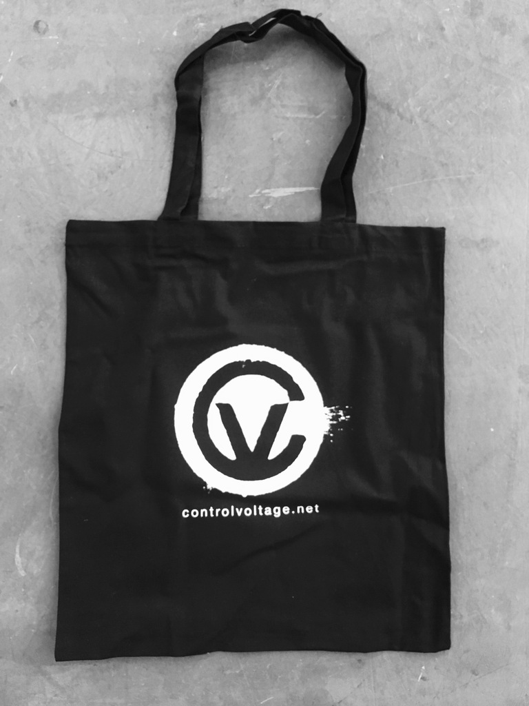 Control Voltage Reusable Tote - CV Stamp Logo
