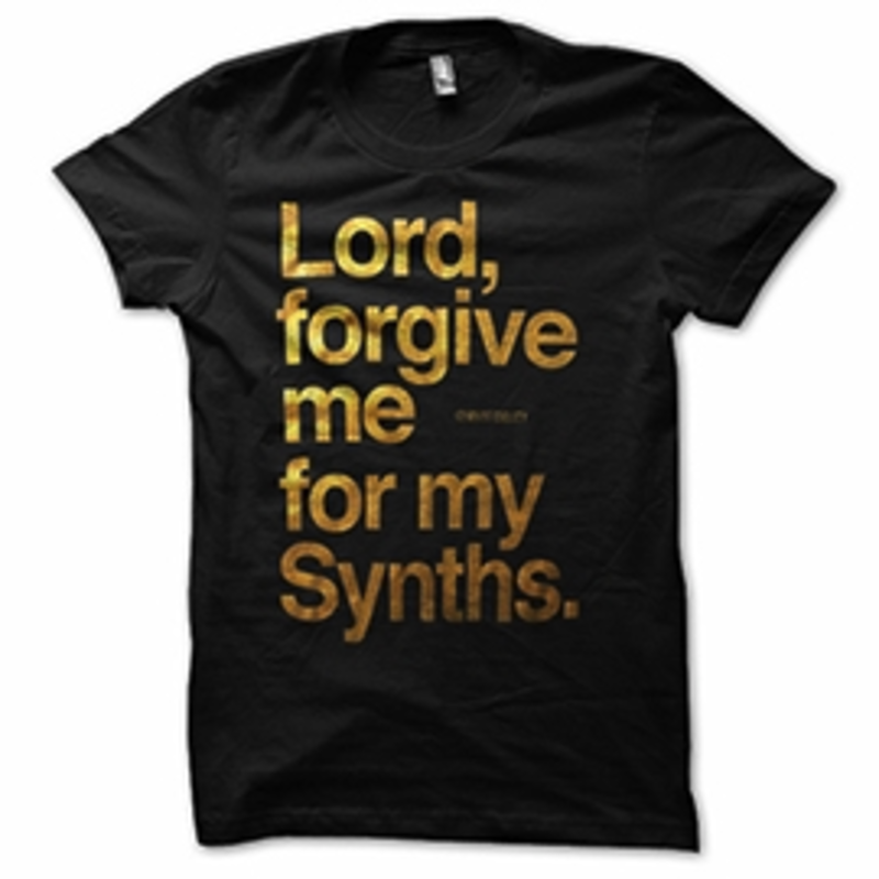 Control Voltage T-Shirt - Lord Forgive Me For My Synths