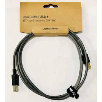 Elektron USB Cable, Type A to Type B, 5.25ft
