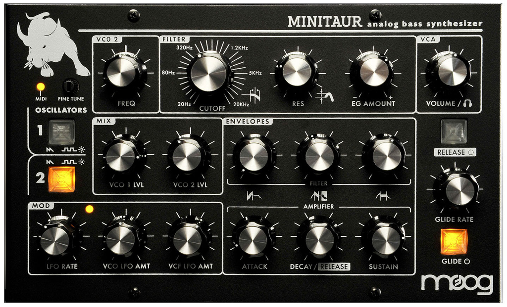 鍵盤楽器 Moog MINITAUR Moog Minitaur Analog Synthesizer | zZounds