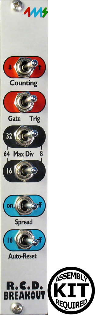 4ms RCDBO (Rotating Clock Divider Breakout), Kit