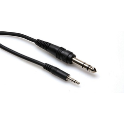 Hosa Cable, 3.5mm to 1/4" Stereo, 10ft