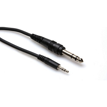 Hosa Cable, 3.5mm to 1/4" Stereo, 5ft
