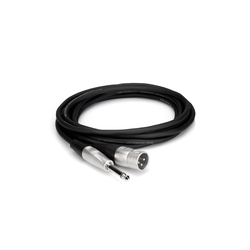 Hosa Pro Microphone Cable, XLR Male to 1/4”, Unbalanced, 10ft