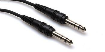 Hosa Cable, 1/4" Stereo, 5ft