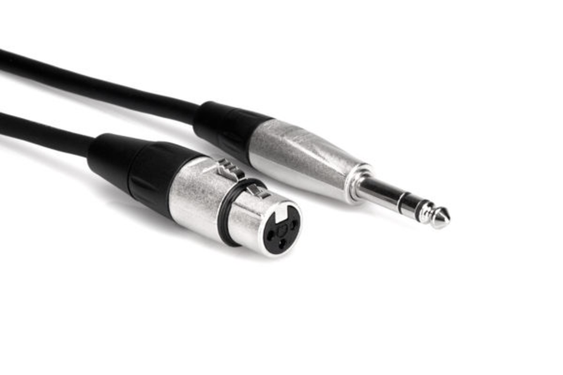 Hosa Hosa Pro Microphone Cable, XLR Female to 1/4" Balanced, 10ft