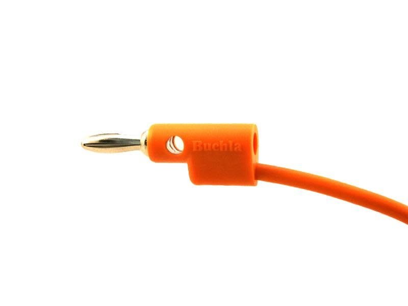Buchla Banana Cable, 10”, Orange