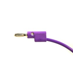 Buchla Banana Cable, 5”, Violet