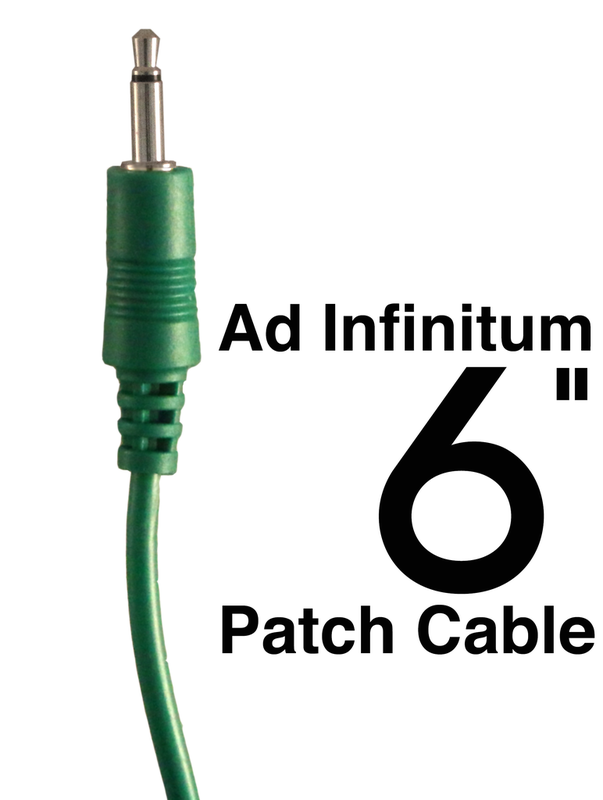 Ad Infinitum 3.5mm Patch Cable, 6” - Control Voltage