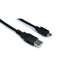 Hosa USB Cable, Type A to Mini-B, 6ft