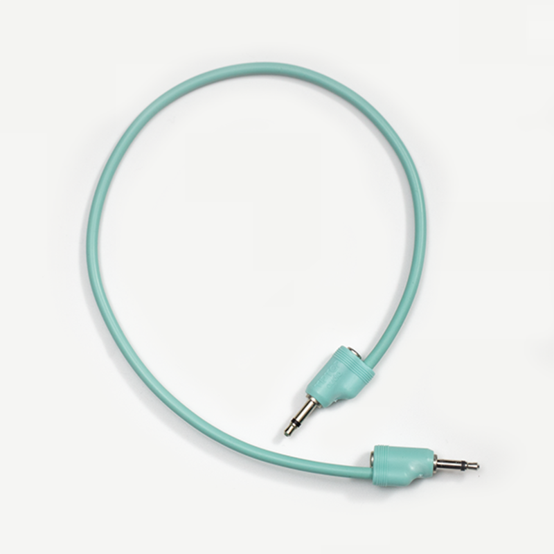 Tiptop Audio Stackcable Cyan 40cm/16in