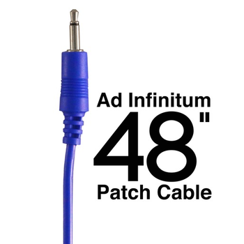 Ad Infinitum 3.5mm Patch Cable, 48”, Blue