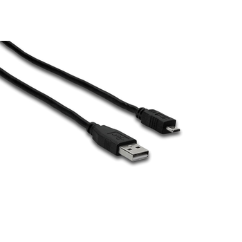 Hosa USB Cable, Type A to Micro-B, 6ft