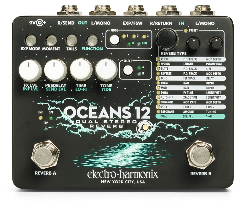 Electro-Harmonix Oceans 12 Reverb