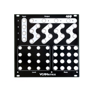 4ms VCAM Faceplate - Black