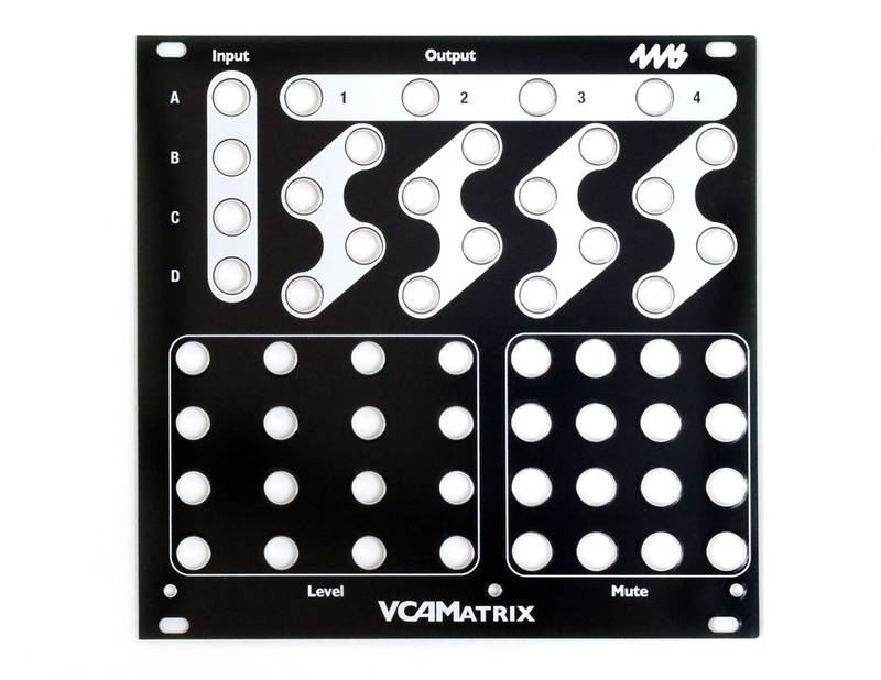 4ms VCAM Faceplate - Black