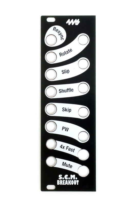 4ms SCMBO Faceplate - Black