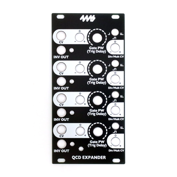 4ms QCD Expander Faceplate - Black
