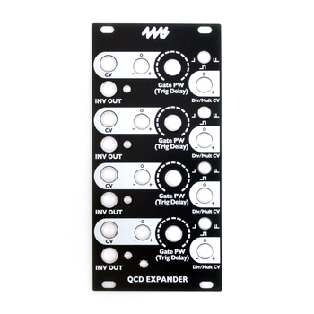 4ms WAV Recorder (WR) Faceplate - Black - Control Voltage