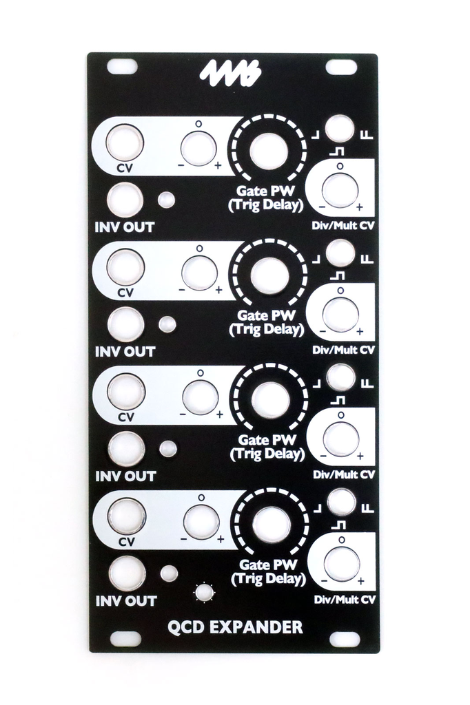 4ms QCD Expander Faceplate - Black