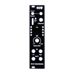 4ms WAV Recorder (WR) Faceplate - Black