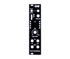 4ms 4ms WAV Recorder (WR) Faceplate - Black