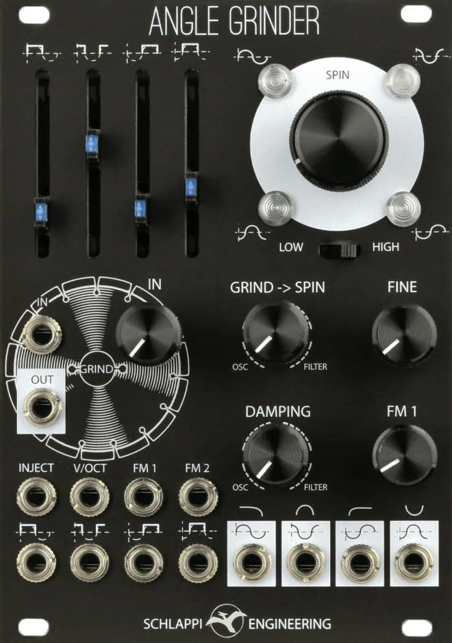 Schlappi Engineering Angle Grinder, Black