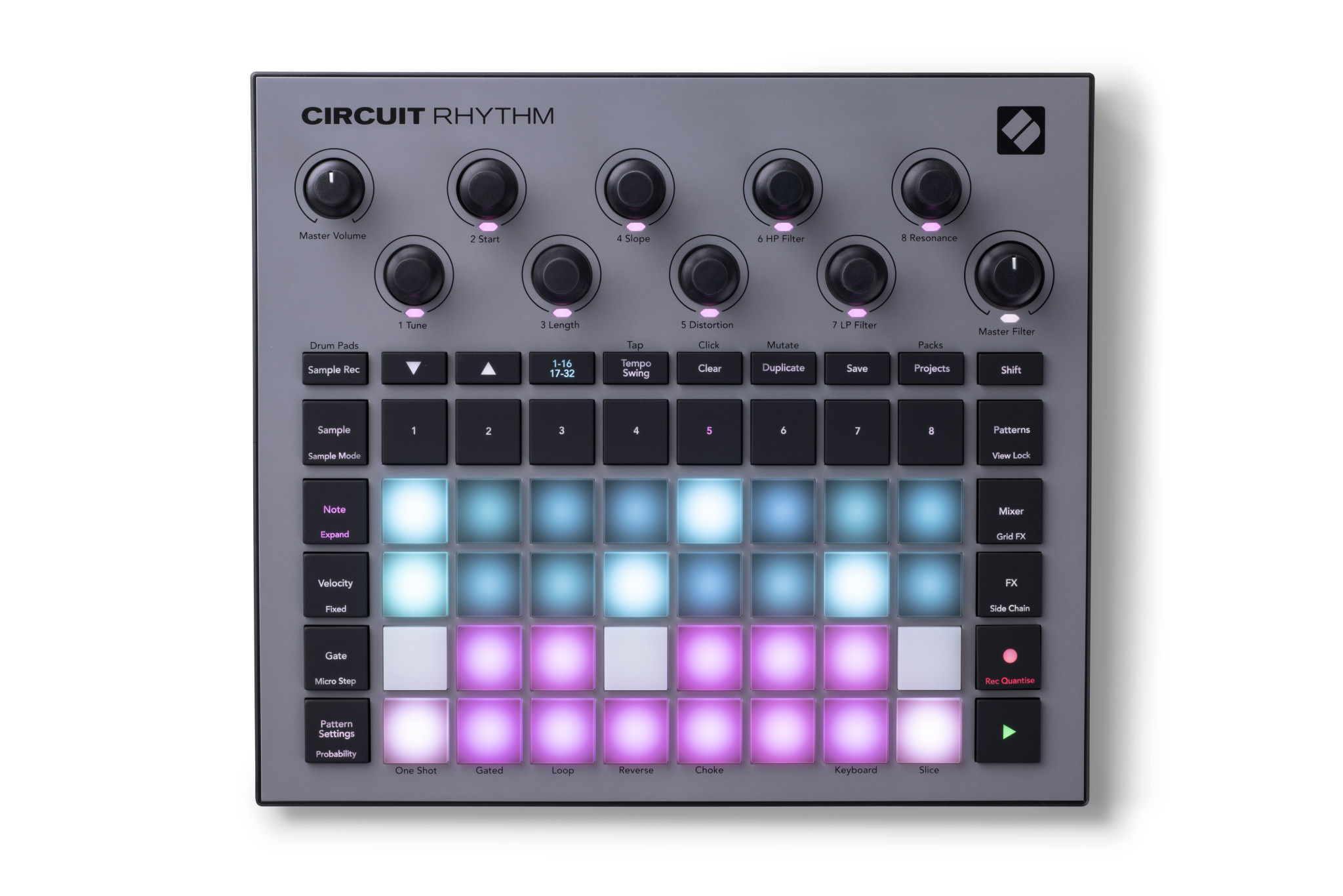 DTM・DAW Novation Circuit Tracks Circuit-Tracks-Straight-Top-
