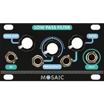 Mosaic 1U Low Pass Filter, Black
