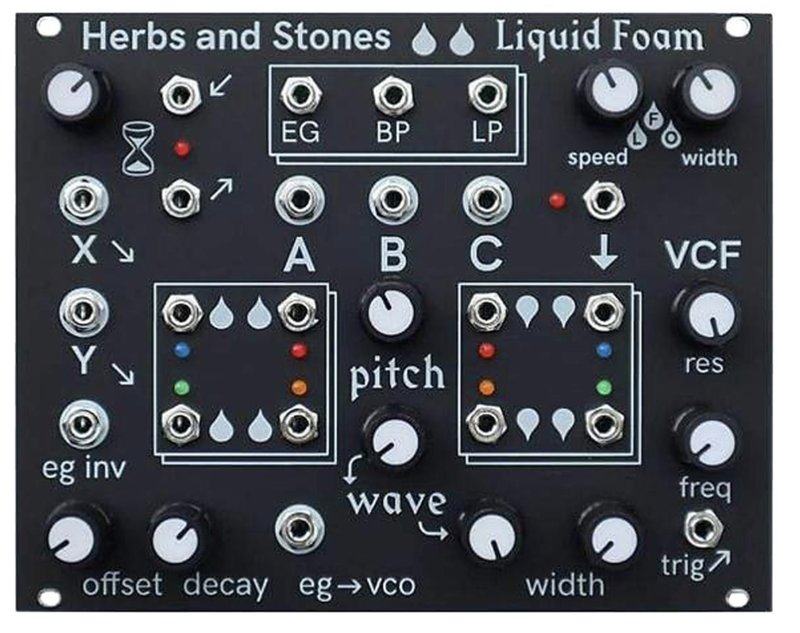 HERBS \u0026 STONES LIQUID FOAM EURORACK｜DTM/DAW www.smecleveland.com