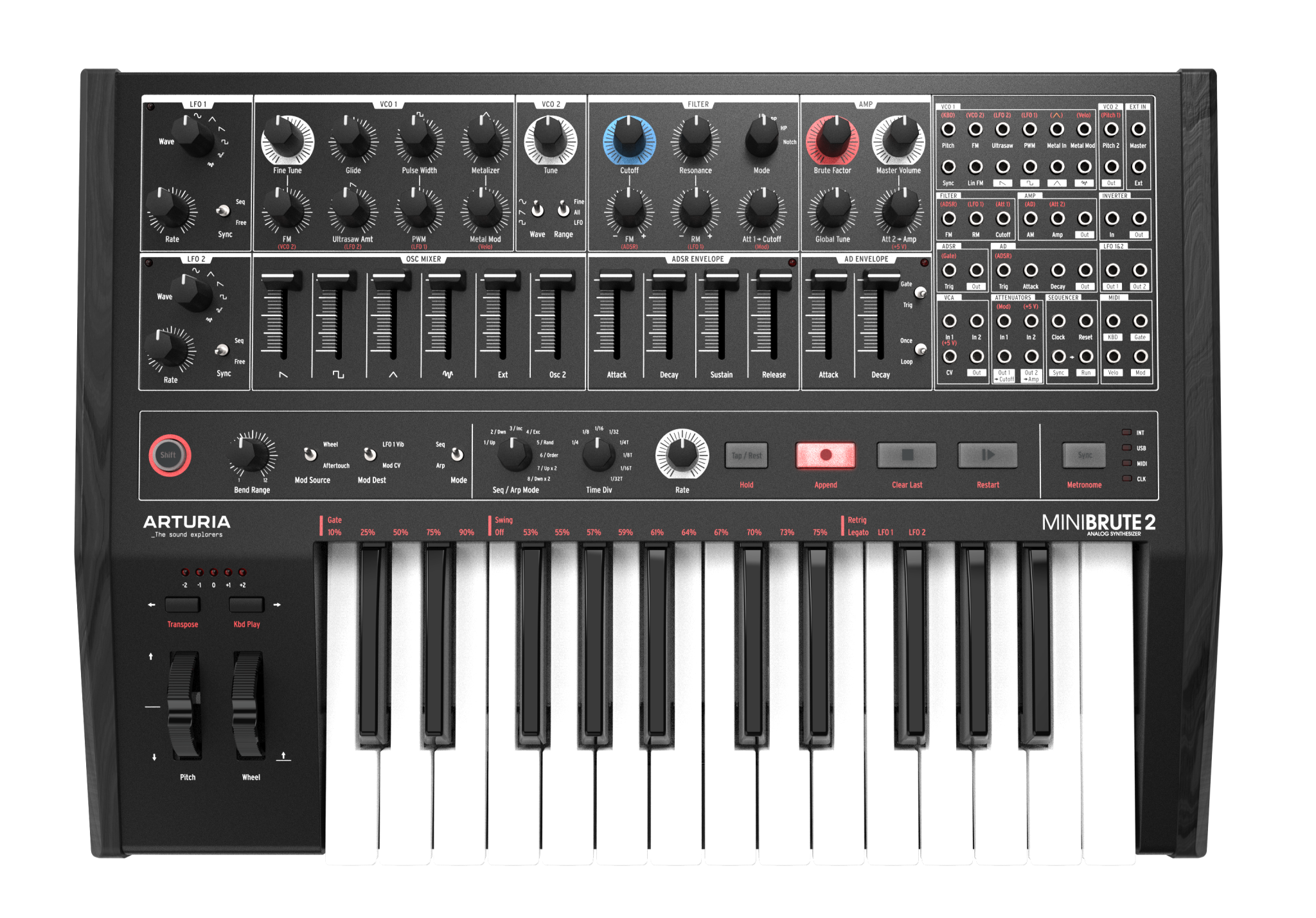 Arturia Minibrute 2, NOIR EDITION