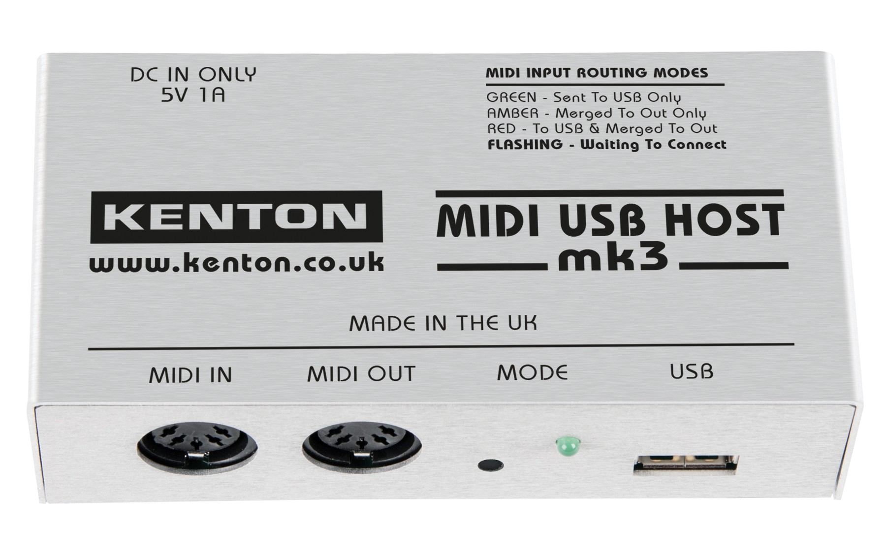 Kenton MIDI USB Host Mk3 (for Class Compliant MIDI devices