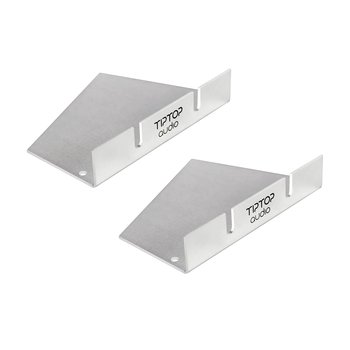 Tiptop Audio Z-Ears Tabletop, Pair, Silver