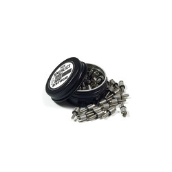 Befaco Knurlies, M2.5 (Silver), 50pk