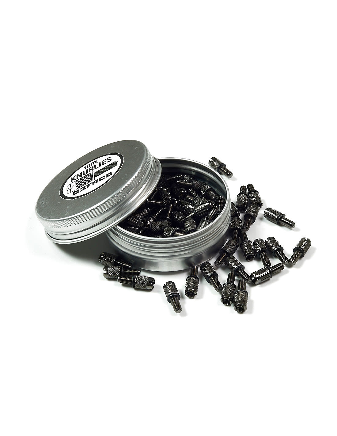 Befaco Knurlies, M3 (Black), 100pk