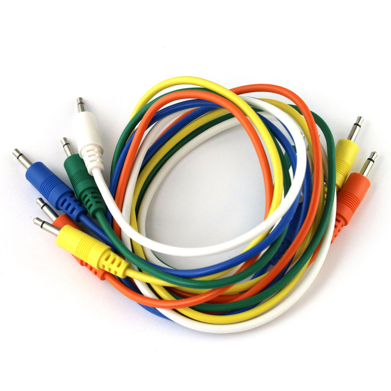 Ad Infinitum 24" Multicolor 3.5mm Patch Cables 5pk