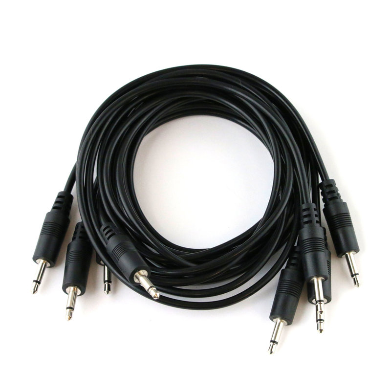 Ad Infinitum 36" Black 3.5mm Patch Cables 4pk