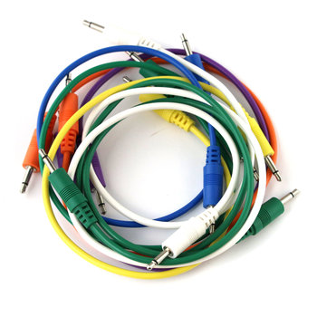 Ad Infinitum 12" Multicolor 3.5mm Patch Cables 7pk