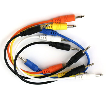 Ad Infinitum 6" Multicolor 3.5mm Patch Cables 6pk