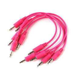 Make Noise 6" Hot Pink 3.5mm Patch Cables 5pk