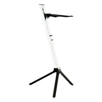 Stay Stands Stay Slim, Single-Tier Keyboard Stand, White