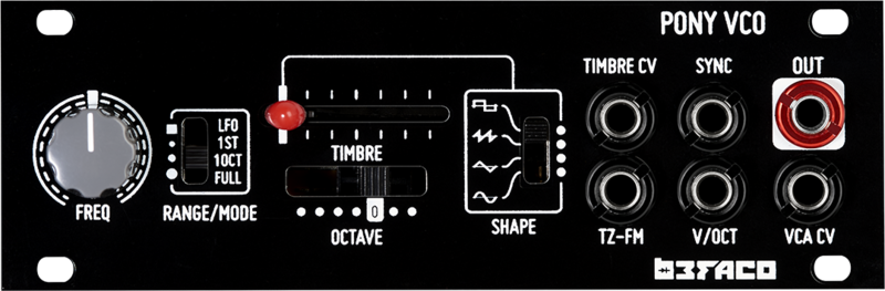 Befaco Pony VCO 1U - Control Voltage